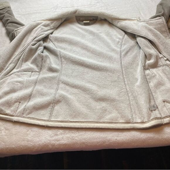 Exofficio Light Tan/Crean Asymmetrical Zip Jacket Size Large - Picture 6 of 12